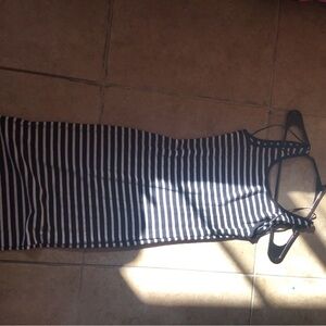 Striped Sleeveless Dress